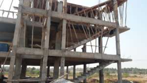 Side view of the building