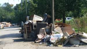 The streets are littered with the losses of the...