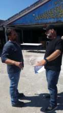 Steve requesting the help of volunteers from...