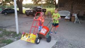 These brothers just couldn't help themselves...