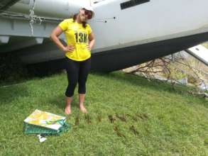 Braving mosquitoes, pollution, and wrecked boats