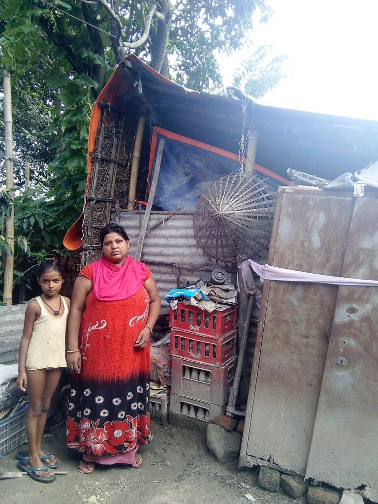 Rebuild 200 women's homes destroyed by Bihar flood
