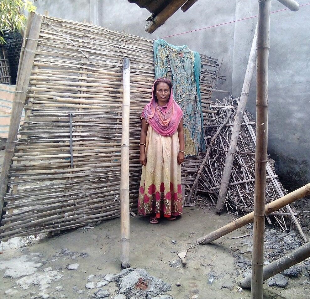 Rebuild 200 women's homes destroyed by Bihar flood