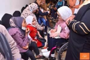 Alhassan team during psychological rehabilitation