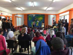 Clowns Without Borders visit to Ritsona