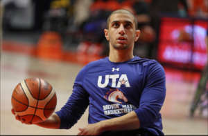 Alhassan Playing Wheelchair Basketball