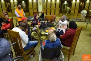 One of the Beneficiaries Introducing Herself