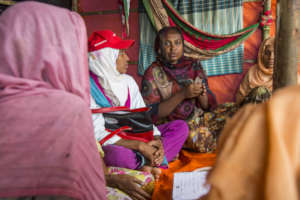 Rohingya Refugee Women's circle