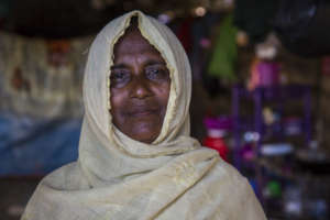 Zeinab, leader in the refugee camp women's network