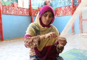 Feroza, at a Women's Safe Space in Bangladesh