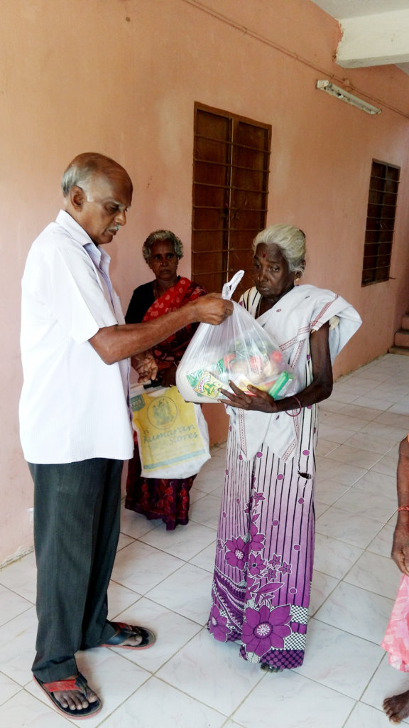 Food Groceries to 78 Neglected Elder,Leper Cured
