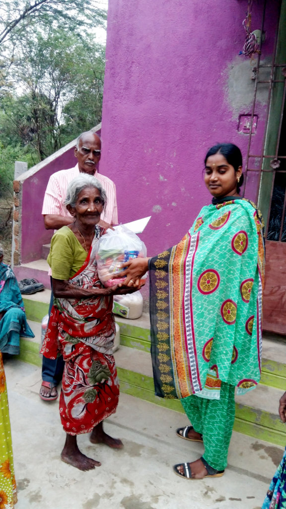 Food Groceries to 78 Neglected Elder,Leper Cured