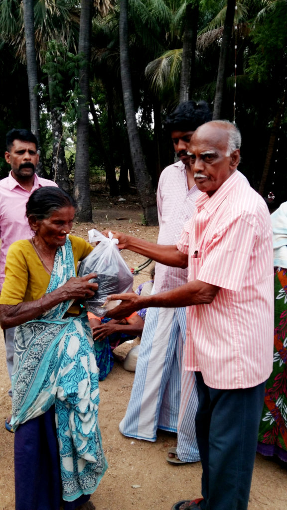Food Groceries to 78 Neglected Elder,Leper Cured