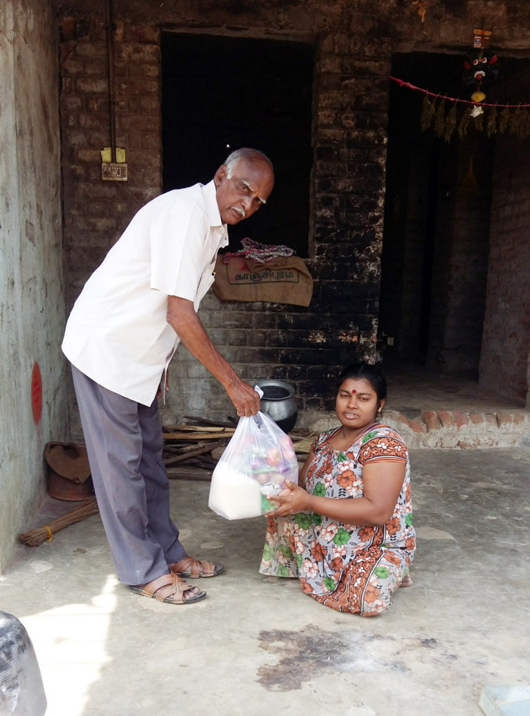 Food Groceries to 78 Neglected Elder,Leper Cured