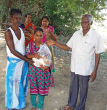 Blind Girl Need Food Support and Care for 1 Year
