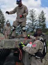 Our new techncial search kit (and crew) in action