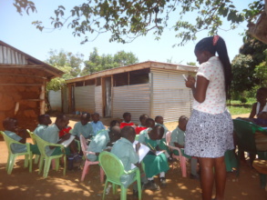 literacy session at Jimmy Junior Academy