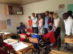 chalmes univesity students at Akili school