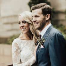 Danielle on her wedding