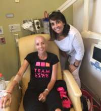 Leesa during treatment
