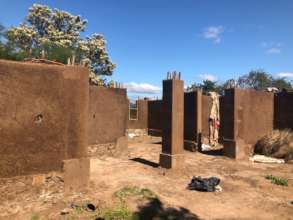 Walls finished in Center of Arts and Crafts