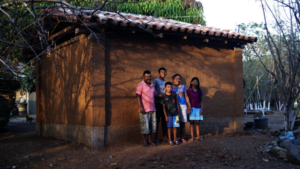 Family and their kitchen