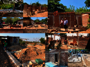 Construction of reinforced traditional housing