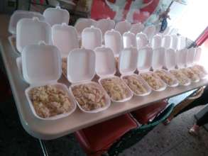 Meal to be Distributed To The Homeless