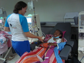 SAI volunteer delivers lunch to dialysis patient