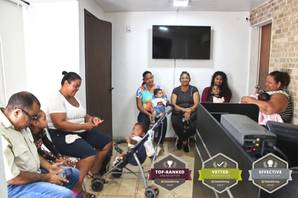Happy Mothers in the SAI Clinic Waiting Room