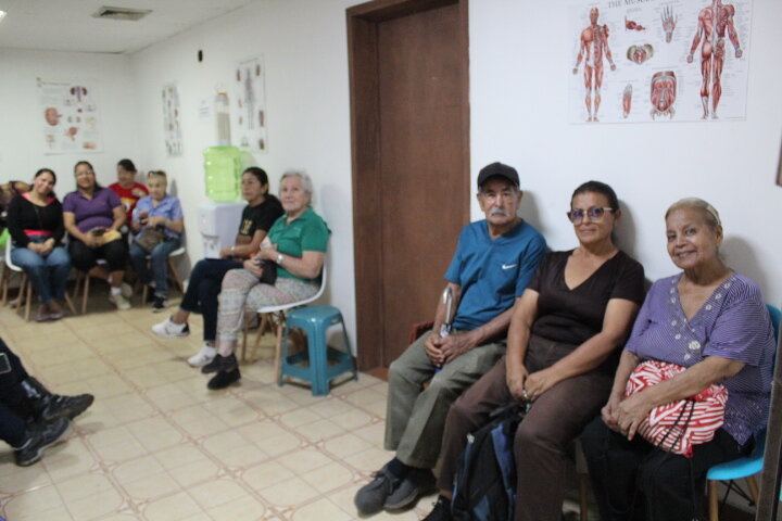 Patients in the waiting room