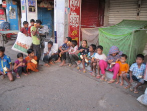 Daily breakfast for street children