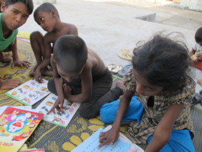 Children during Friday-Saturday school