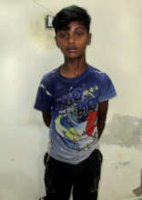 Hridoy, one of the PEP's street children