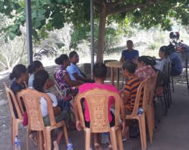Women participate in a Focus Group Discussion