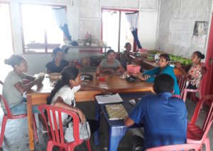 Ba Futuru consults women during an outreach event