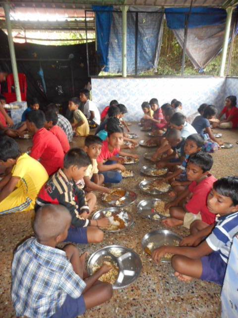 Feed a destitute child  nutritious meal once a day