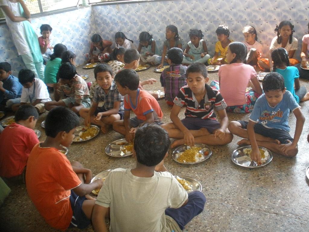 Feed a destitute child  nutritious meal once a day