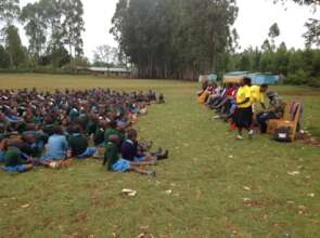 Joyce empowering learners on dangers of FGM