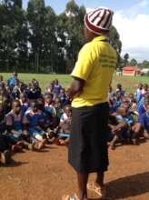 Joyce explaining the need to fight against FGM