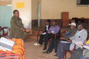 Karen, HFAW's CHHRP, training on FGM effects