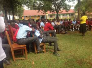 Learners participate in Anti- FGM advocacy session