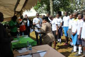 Pupils and Children Assembly presenting the MOU