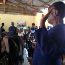 Teachers explaining the effects of GBV & FGM