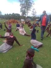 CHV leading a session at Machururiati school
