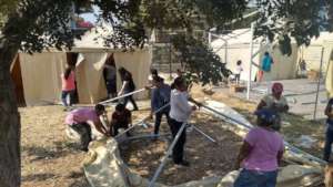 Constructing temporary classrooms