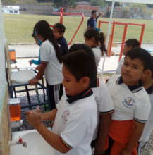 Instalacion de Lavamanos y Taller Higiene Jojutla