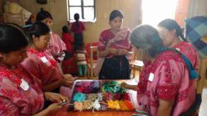 Workshop with Aldama artisan women