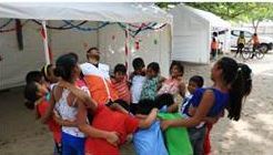 Playing at the Child Friendly Space