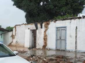 Earthquake plus hurricane